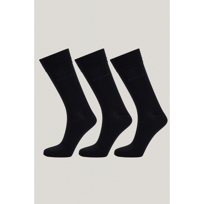 Gant ponožky 3-PACK SOFT COTTON SOCKS 3-PACK čierna