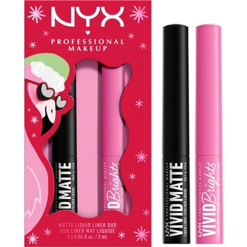 NYX Professional Makeup FA LA L. A. LAND течни очни линии (подаръчен комплект)
