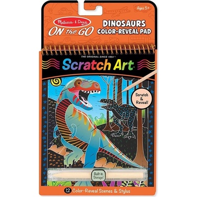 Melissa & Doug Škrabací obrázky DINOSAUŘI