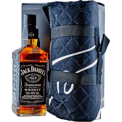 Jack Daniel's Old N°. 7 40% 0,7 l (darčekové balenie pikniková deka)