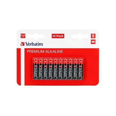 Verbatim 49874 алкална батерия AAA (LR03), AAA, 1.5V, blister, 10бр (49874)