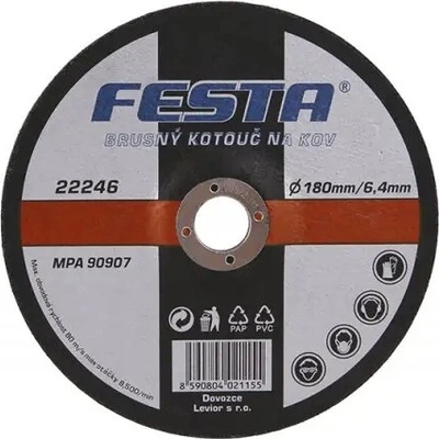 Festa Kotúč brúsny 180 x 6.4 x 22.2 mm 22246