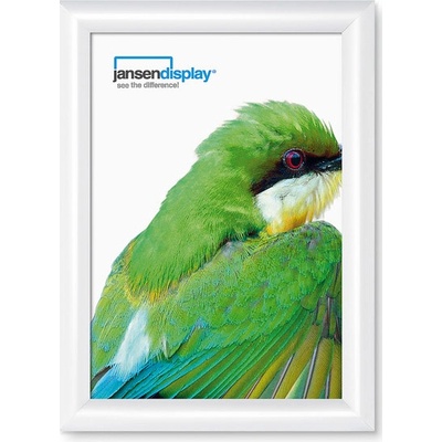 Jansen Display Klaprám A4 profil 25mm, barva RAL 9003 bílá, 241 x 328 mm