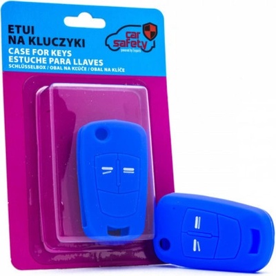 Kľúčenka Opel silikónový obal na kľúče modrý