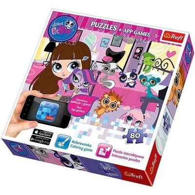 Trefl + APP games 75101 Little Pet Shop 80 dílků