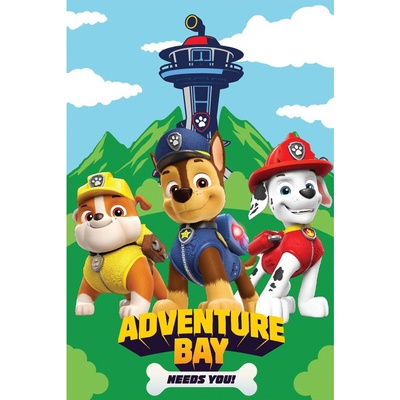 Exity Dětská deka Paw Patrol Adventure Bay