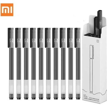 Xiaomi Химикалка Xiaomi Mi High capacity Gel Pen 10 Pack (BHR4603GL), черен цвят на писане, прозрачна, гел, 10бр (BHR4603GL)