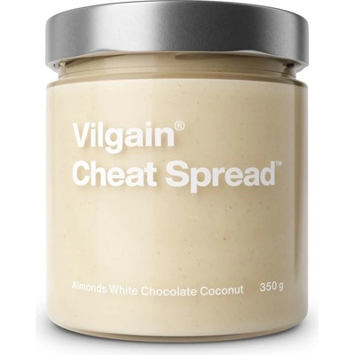 Vilgain Cheat Spread mandle s bílou čokoládou a kokosem 350 g – Zboží Dáma