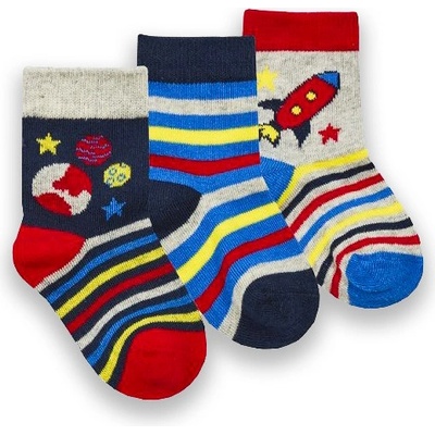 Cotton Rich Ponožky kojenecké chlapecké vesmír B 3 páry – Zboží Mobilmania