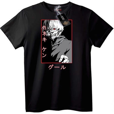 NOONEBRAND Тениска Tokyo Ghoul Kaneki Ken - 2XL, White