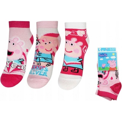 PEPPA PIG PONOŽKY SADA 3 KS