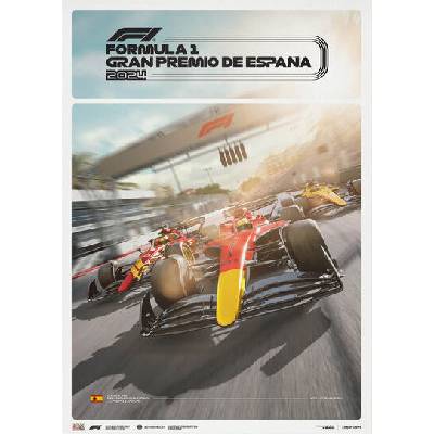 Umělecký tisk Formula 1 Gran Premio De España 2024, Automobilist, 50 × 70 cm