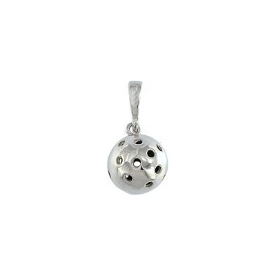 Infinitysilver Stříbrný přívěsek florbalový míček 441611