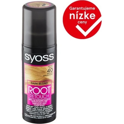 Syoss Root Retouch Sprej na dočasné zakrytie odrastených vlasov tmavoplavý 120 ml