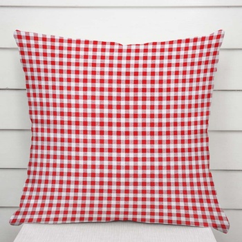 Biante Sandra SA-056 Červeno-biele kocky 60 x 60 cm