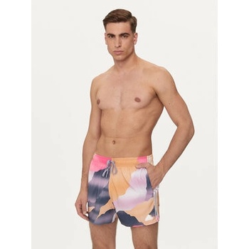 adidas šortky City Escape Camo 3-Stripes Cix Swim bílo šedé