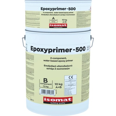 ISOMAT EPOXYPRIMER 500 - 2-zložková, epoxidová penetrácia na vodnej báze Farba: Svetložltá, Hmotnosť: 10 kg