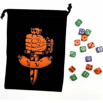 Goblinko Dungeon Degenerates Dice Bag & Dice