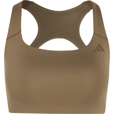 adidas Дамски спортен сутиен adidas Women's Optime Workout Medium Support Bra Sports bra - Khaki Six - размер XS (114-4091-0211)