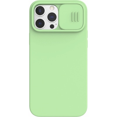 Pouzdro Nillkin CamShield Silky Magnetic Silikonové iPhone 13 Pro Max Mint Green
