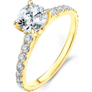 Image 1 of SAVICKI Годежен пръстен Share Your Love: злато, бял сапфир