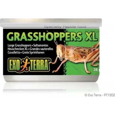 Hagen CANNED FOODS SPECIALTY REPTILE FOOD Grasshoppers XL - консервирани скакалци XL 34g - ГЕРМАНИЯ - PT1952