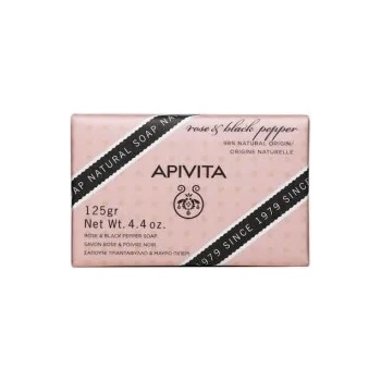 Image 1 of APIVITA Сапун с Роза и Черен пипер за целулит, Apivita Rose & Black Pepper , 125 gr