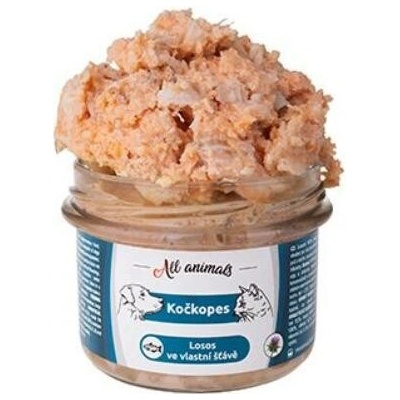 All Animals Kočkopes Losos ve vlastnej šťávě 200 g