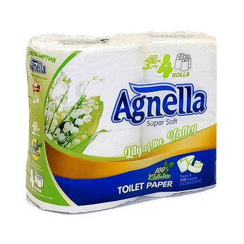 Image 1 of Agnella Агнела тоалетна хартия 3пл. 4бр (3800234422657)