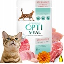 Optimeal For adult steril cats with beef and turkey in jelly 12 x 85 g