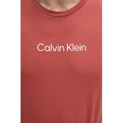 Calvin Klein Памучна тениска Calvin Klein в оранжево с десен K10K111346 (K10K111346)