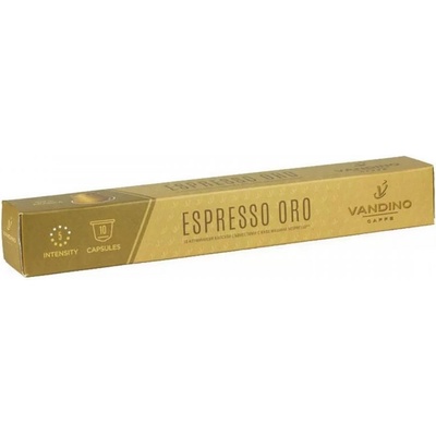 Vandino Alluminio Espresso Oro 10 бр. Кафе капсули Nespresso