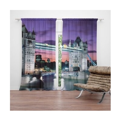 Sablio Závěsy Tower Bridge: 2 ks - 140x250 cm - Sablio