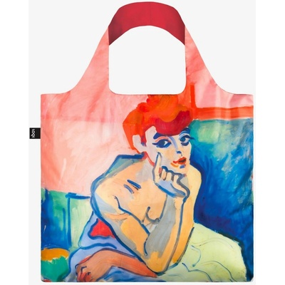 Skladacia nákupná taška LOQI ANDRÉ DERAIN Woman in a Chemise