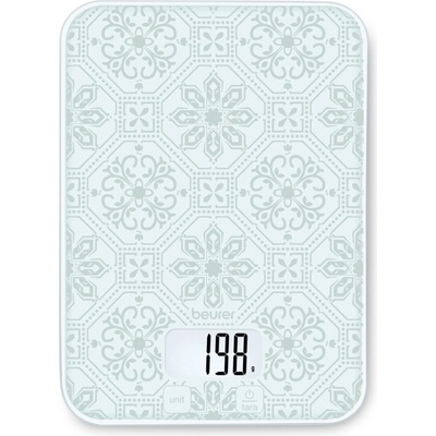 Цифров кухненски кантар Beurer KS 19 Vintage kitchen scale, капацитет 5 кг, LCD дисплей, с включена батерия, зелен (10682_BEU)