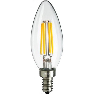 Light Home Dekoračná LED žiarovka E14 teplá 2700K 4W 400 lm sviečka