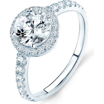 Image 1 of SAVICKI Годежен пръстен This is Love: бяло злато, бял сапфир