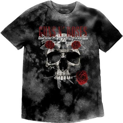 Guns N Roses Flower Skull Grey