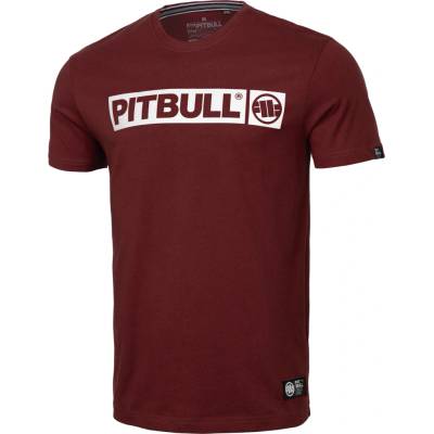 Pitbull West Coast pánské triko Hilltop 170 burgundy červená