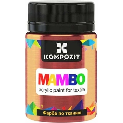 Mambo metalická farba na textil a kožu 50 ml 55 bronzová