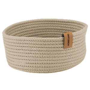 Horecano HORECANO-Плетен панер КРЪГ Ø19xh7cm БЕЖОВ (HC-24701) (YUV. 122-B) (0124701)
