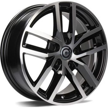 Carbonado Ice 6x15 5x100 ET38 black polished