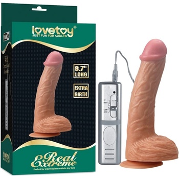 ostatní Реалистичен вибратор с допълнителен обем и вибрации