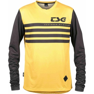 TSG dres waft jersey ls yellow ochre
