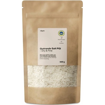 Vilgain Mořská sůl z Guérande – 500 g Jemně mletá