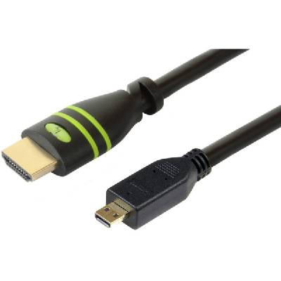 Кабел Techly HDMI A - micro HDMI D, 3 м, черен (ICOC-HDMI-4-AD3)