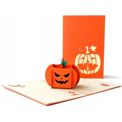 Pohľadnice s prianiami na Halloween JOYIN 72 ks
