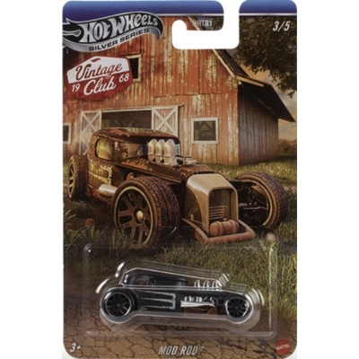 Mattel Hot Wheels Vintage Club 1968 Silver Series Mod Rod