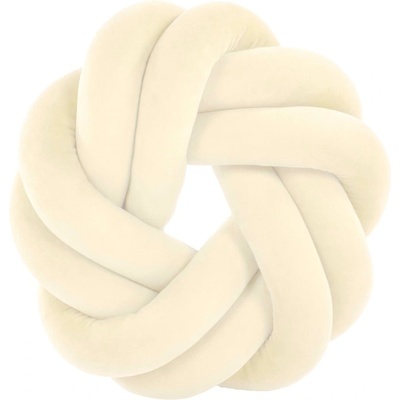 Tiseco Home Studio Декоративна възглавница ø 30 cm Knot - Tiseco Home Studio (3550IVORY)