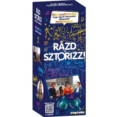 Zanzoon Разтърси и разкажи! настолна игра с инструкции на унгарски език (4522120)